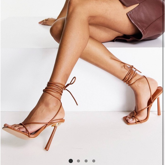 Brown Strappy Sandal - Picture 3 of 4